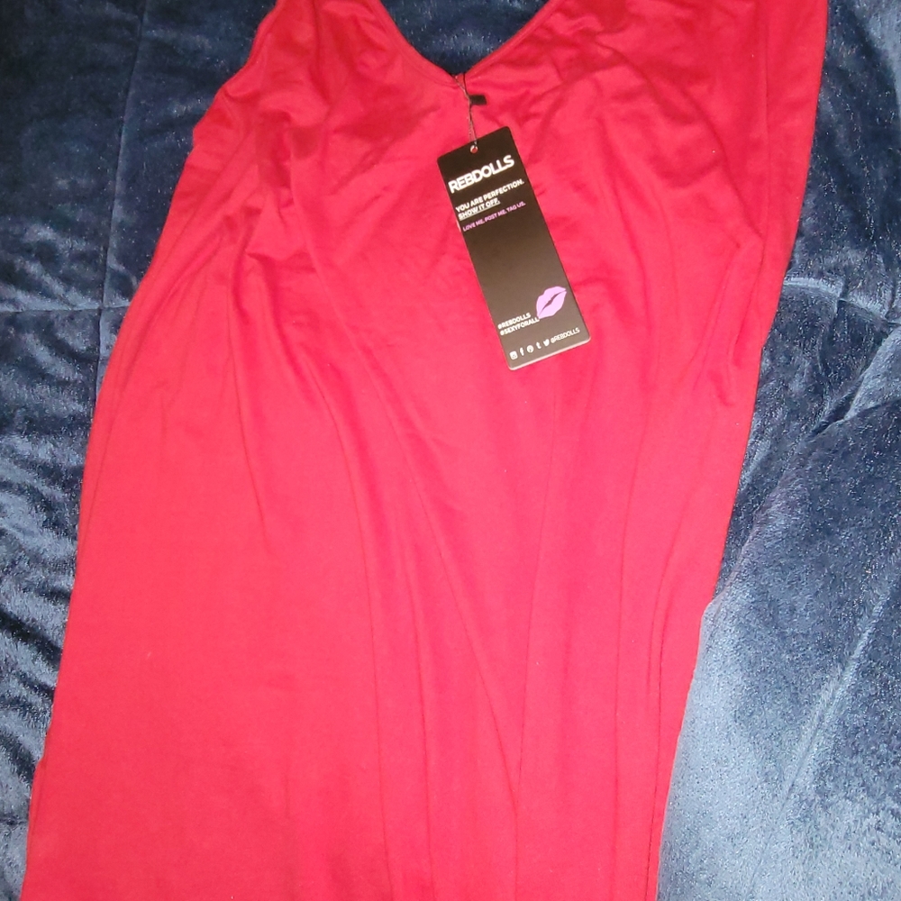 Red Maxi Dress - Picture 2 of 2